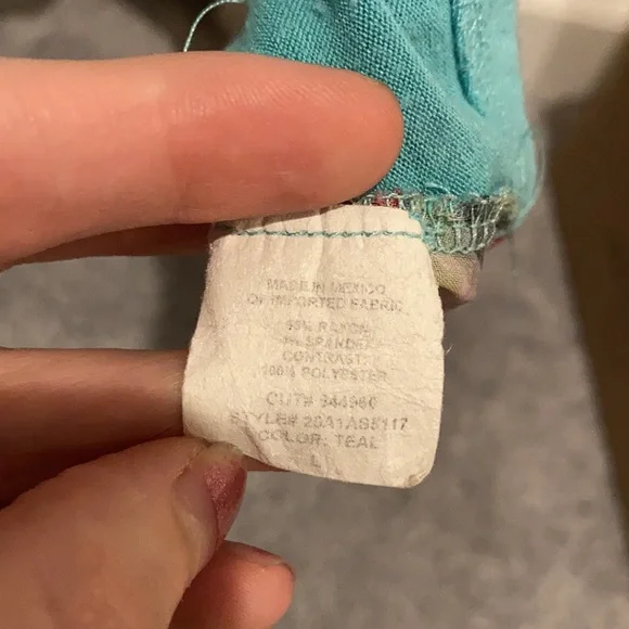 Iris & Navy Teal ELEPHANT 🐘 Tank Top - Picture 7 of 8